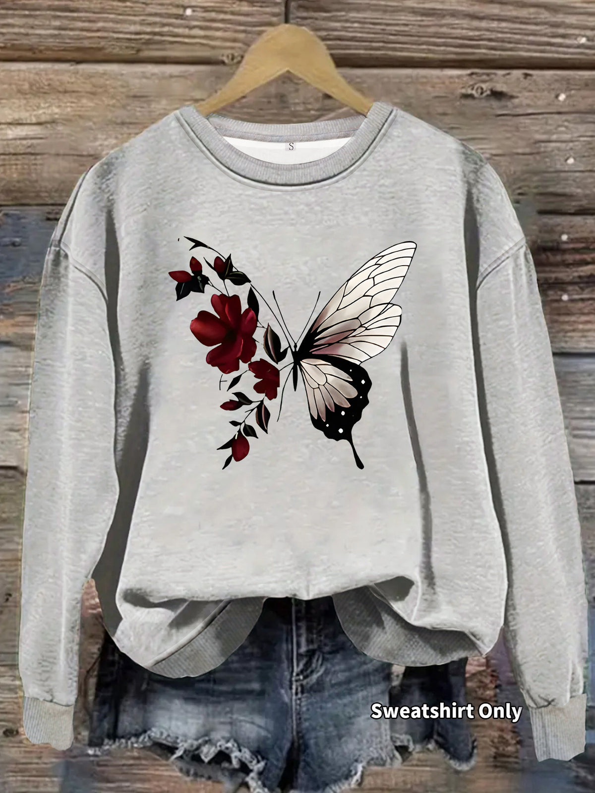 Long sleeved shirt with fleece hoodie